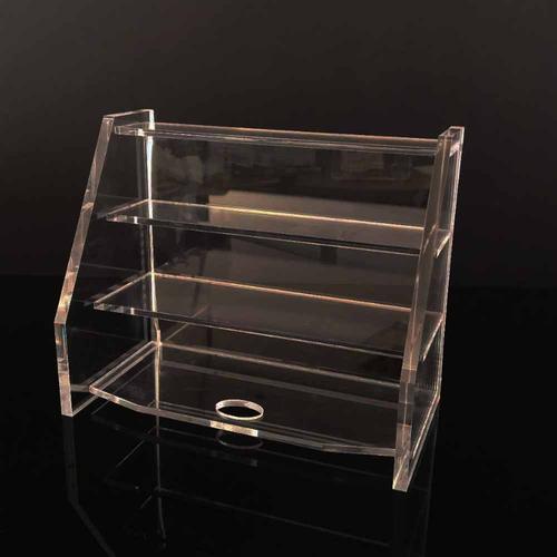 厂家销售透明多层亚克力产品展示架有机玻璃盒子6mm片文具陈货架